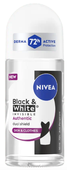 DEO Roll-on NIVEA BlackeWhite invisible 50ml